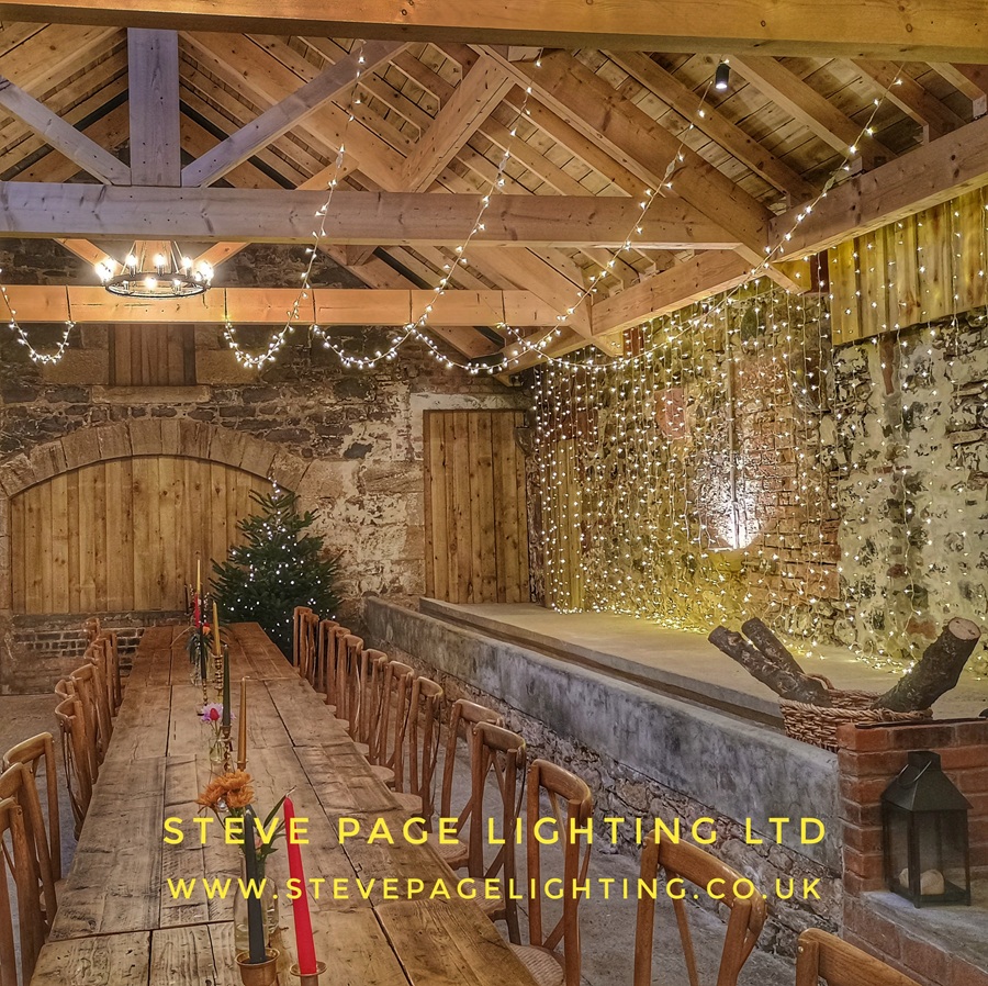 Rossie On The Earn lighting hire